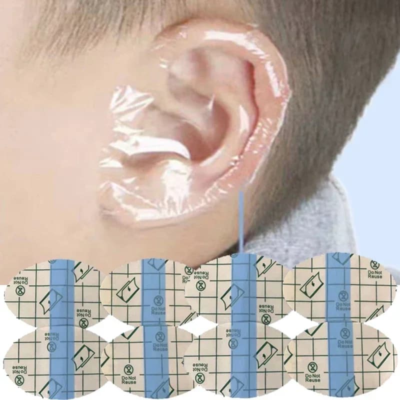 20/60/100 pièces bébé shampooing oreille couvre imperméable enfants douche natation Protection oreil