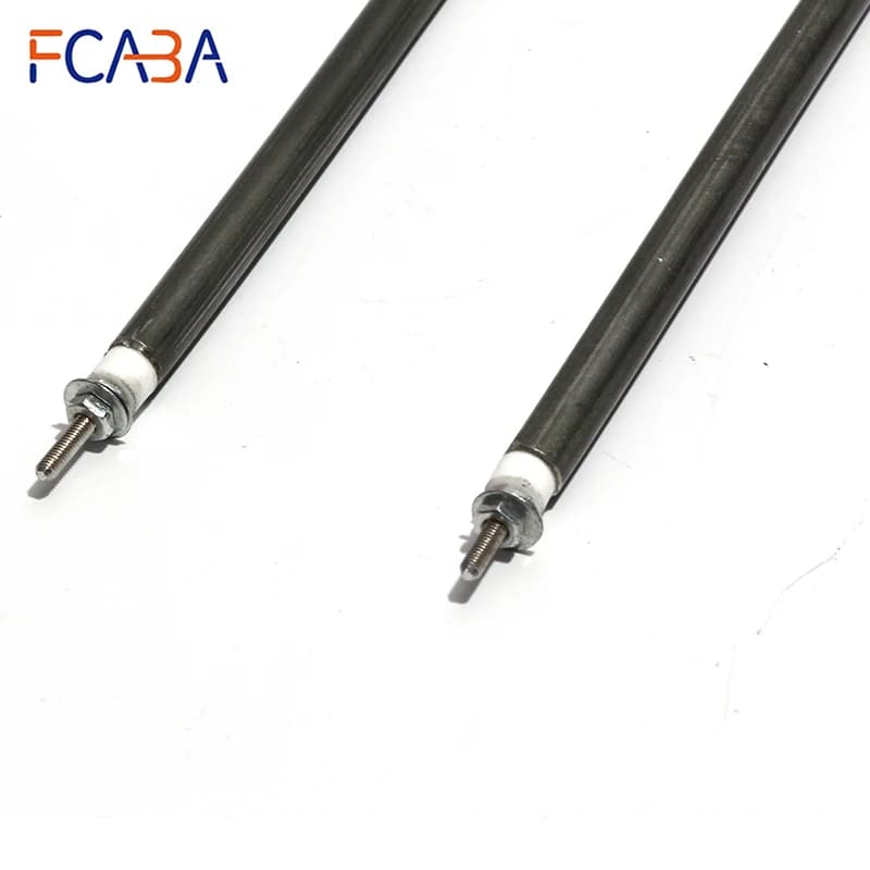 FCABA élément chauffant électrique résistance de chauffage d'air tubulaire 220V 300W/500W/600W/800W/