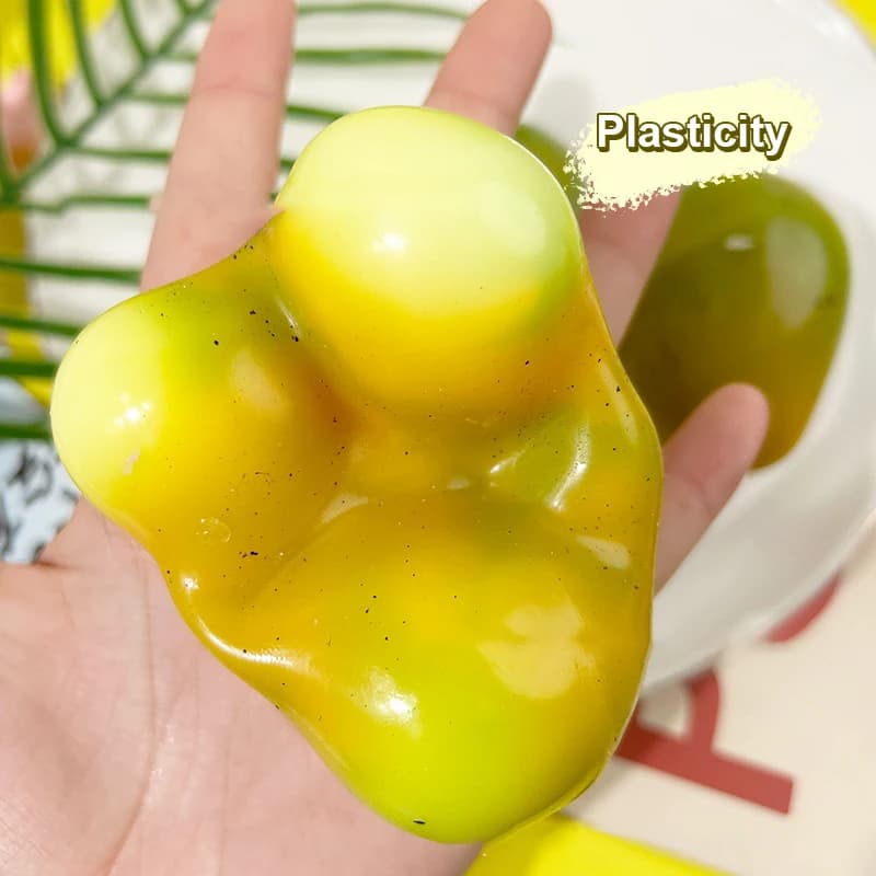Jouet Squishy à couleur changeante, 1 pièce, mangue Mochi, jouet de pincement, rebond lent, libérati