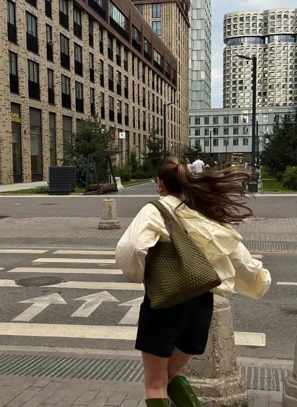 Sac fourre-tout en cuir PU tissé pour femmes, sac à main à bandoulière, sac à poignée supérieure ave