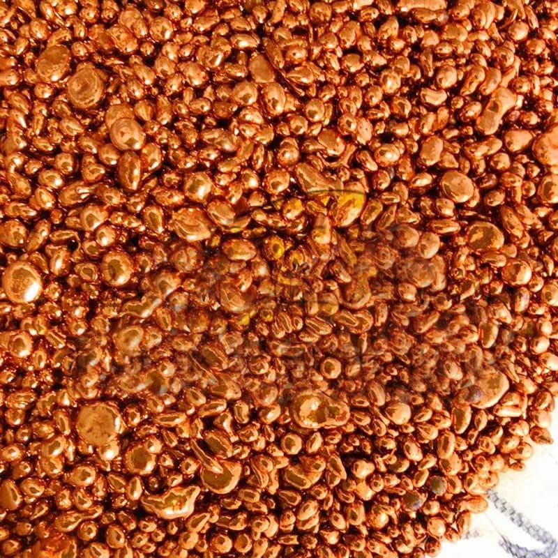 Granulés de cuivre pur Mars, Cu métallique pour bijoux, considérant le placage d'anodes