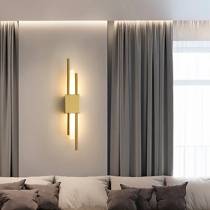Applique Murale LED au Design Nordique Moderne Luminaire Décoratif d'Nik Idéal pour un Salon un Coul