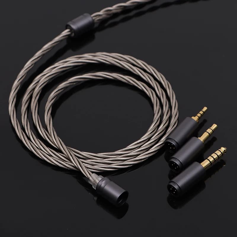 Câble audio modulaire ZiSin-14 à 4 cœurs, compatible avec les câbles pour écouteurs mmcx/0,78 2 broc