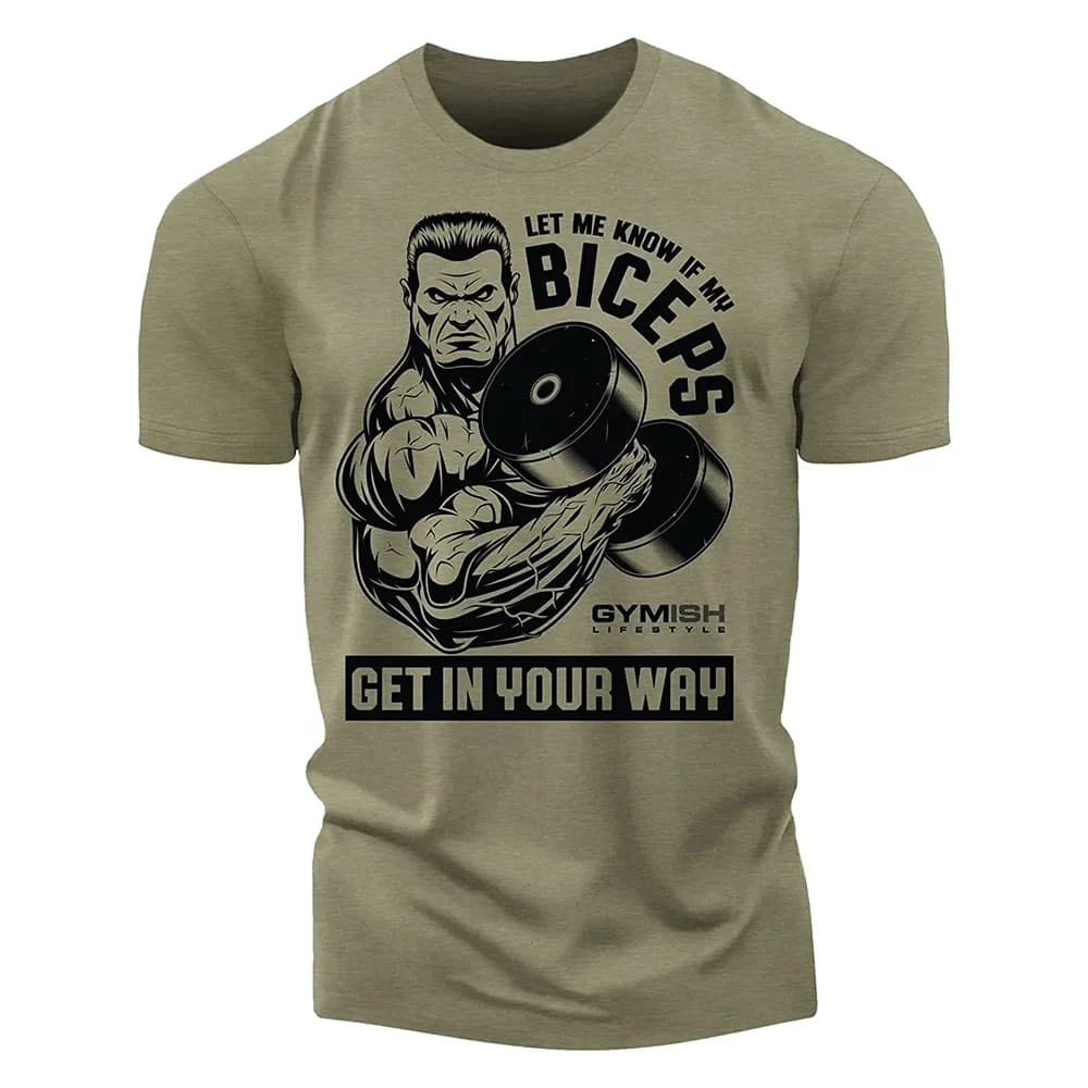 T-shirt d'entraînement imprimé en 3D pour hommes, T-shirt à manches courtes de gymnastique amusant, 