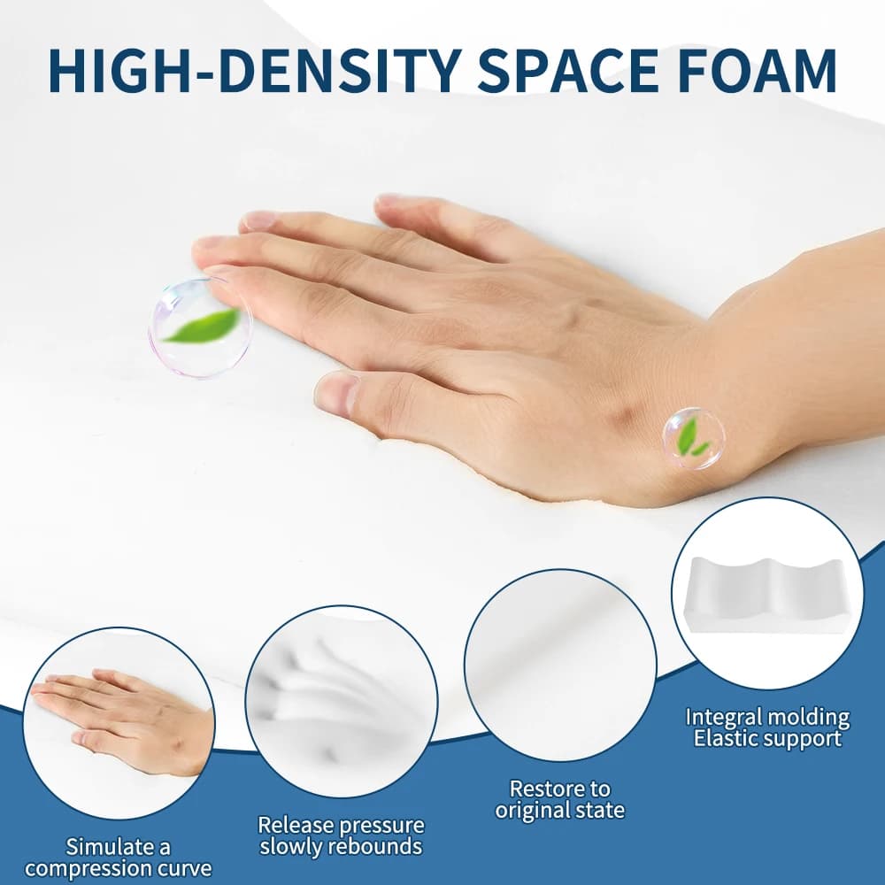 Oreillers pour les jambes, coussin pour soulager la douleur à la taille, rehausseur de jambes pour l