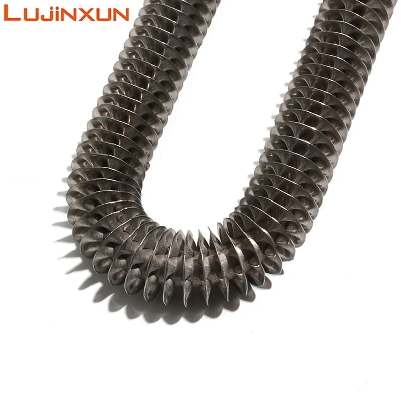 LUJINXUN-Chauffage à air tubulaire à ailettes de type U, 152, 304SS, 0,8 KW, 1KW, 1,2 KW, 1,5 KW, 2K
