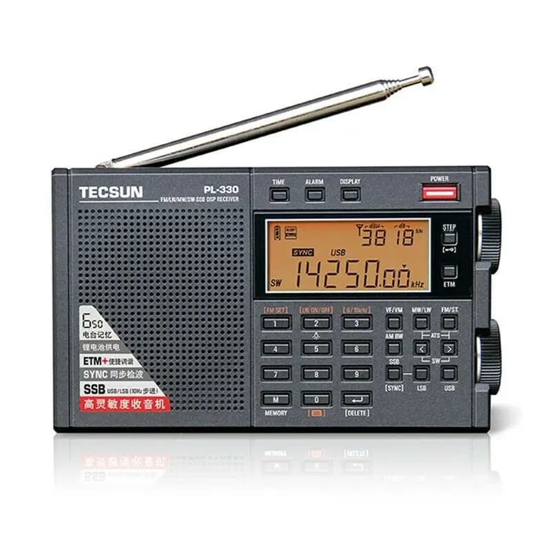 Tecsun PL-330 FM/MW/SW/LW SSB DSP Radio pleine bande récepteurs Radio portables multifonctionnels Ra