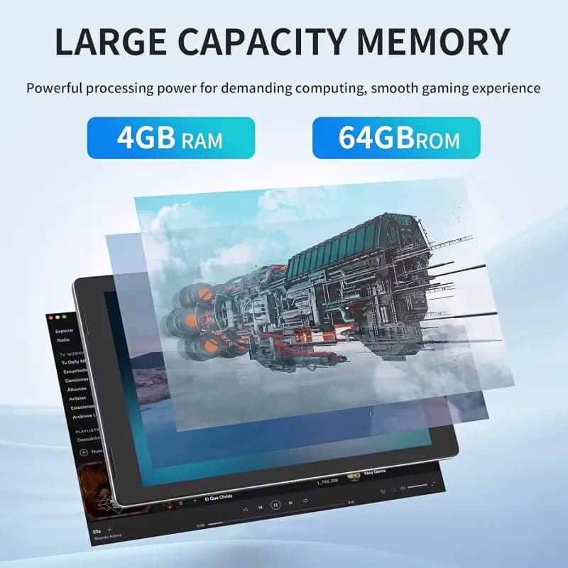 Offres spéciales 64 bits AR40 10.1 pouces Windows 11 tablette PC 4GB RAM 64GB ROM Intel N3350 CPU 19