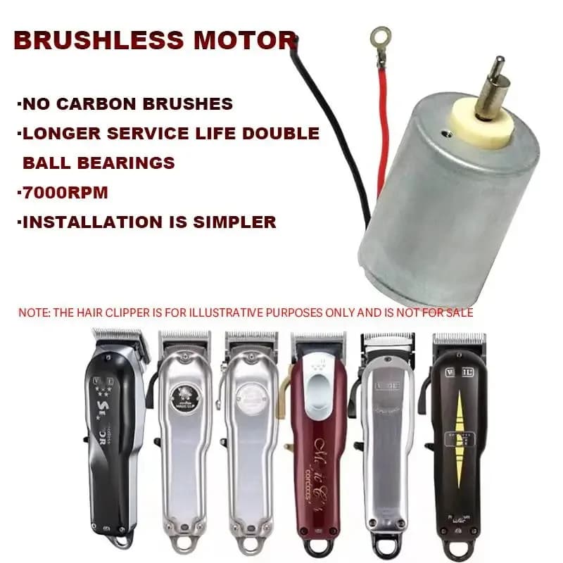 Moteur puissant sans balais 8000 tr/min 3.7V pour tondeuse à cheveux professionnelle pour hommes Wah