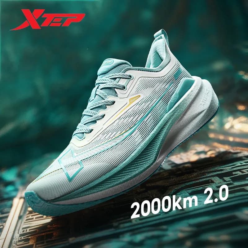Xtep 2000KM 2.0 chaussures de course hommes été professionnel TPU Absorption des chocs baskets 87621