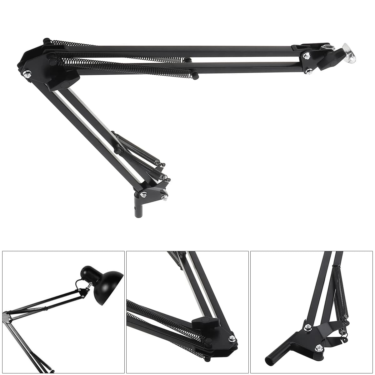 Support de bureau universel Flexible en métal, support de bras Long, support de trépied avec bras pi