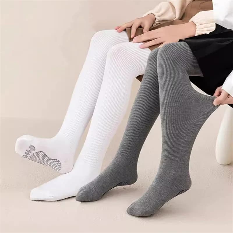 Collants à rayures de couleur unie pour enfants de 3 à 15 ans, Leggings de danse pour filles, printe