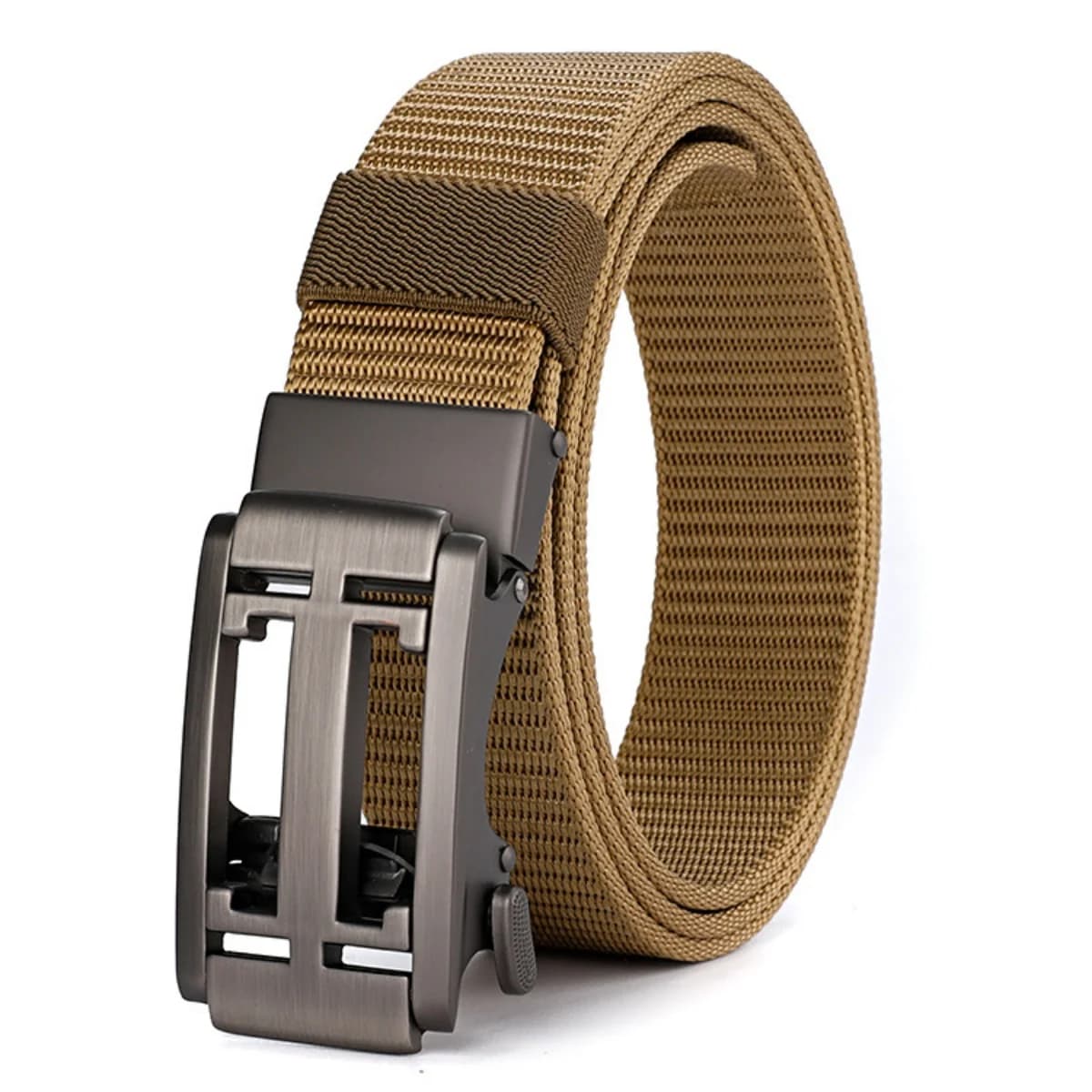Ceinture tactique unisexe 4 mm d'épaisseur 3,5 cm de large ceinture en toile décontractée ceinture à