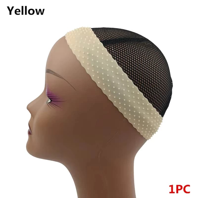 Bandeau de poignée de perruque en Silicone antidérapant, bandeau de perruque Transparent noir marron