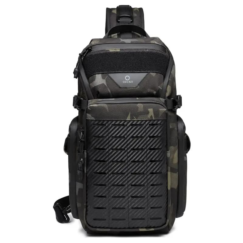 OZUKO Flex sac hommes Sports de plein air tactique bandoulière sacs à bandoulière mâle étanche voyag