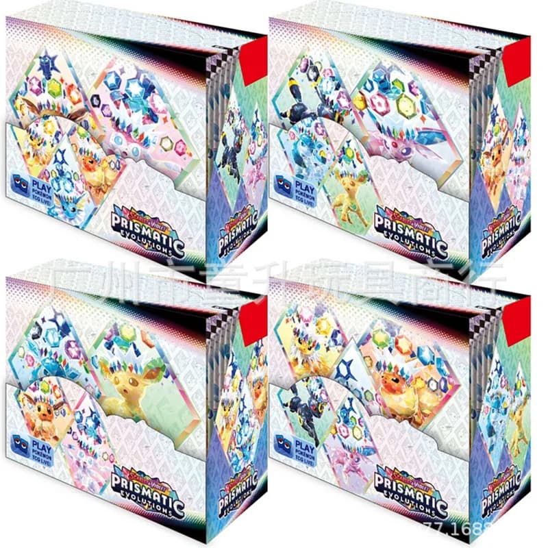 360 cartes Pokémon MEGA ASCEND HEROES Prismatic Evolutions Scarlet Violet 151 en anglais, booster, c