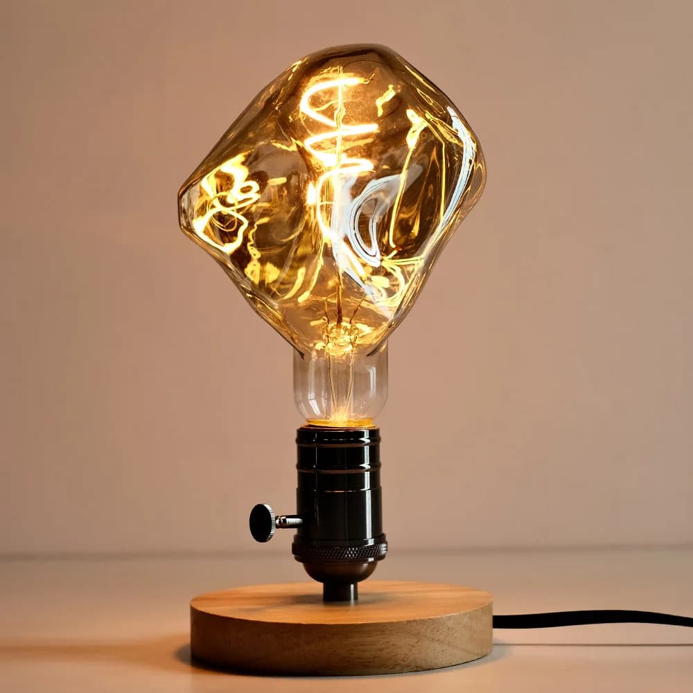 TIANFAN Edison ampoule Led grande pierre G125 4W Dimmable 220-240V E27 2000Kelvin ampoule décorative