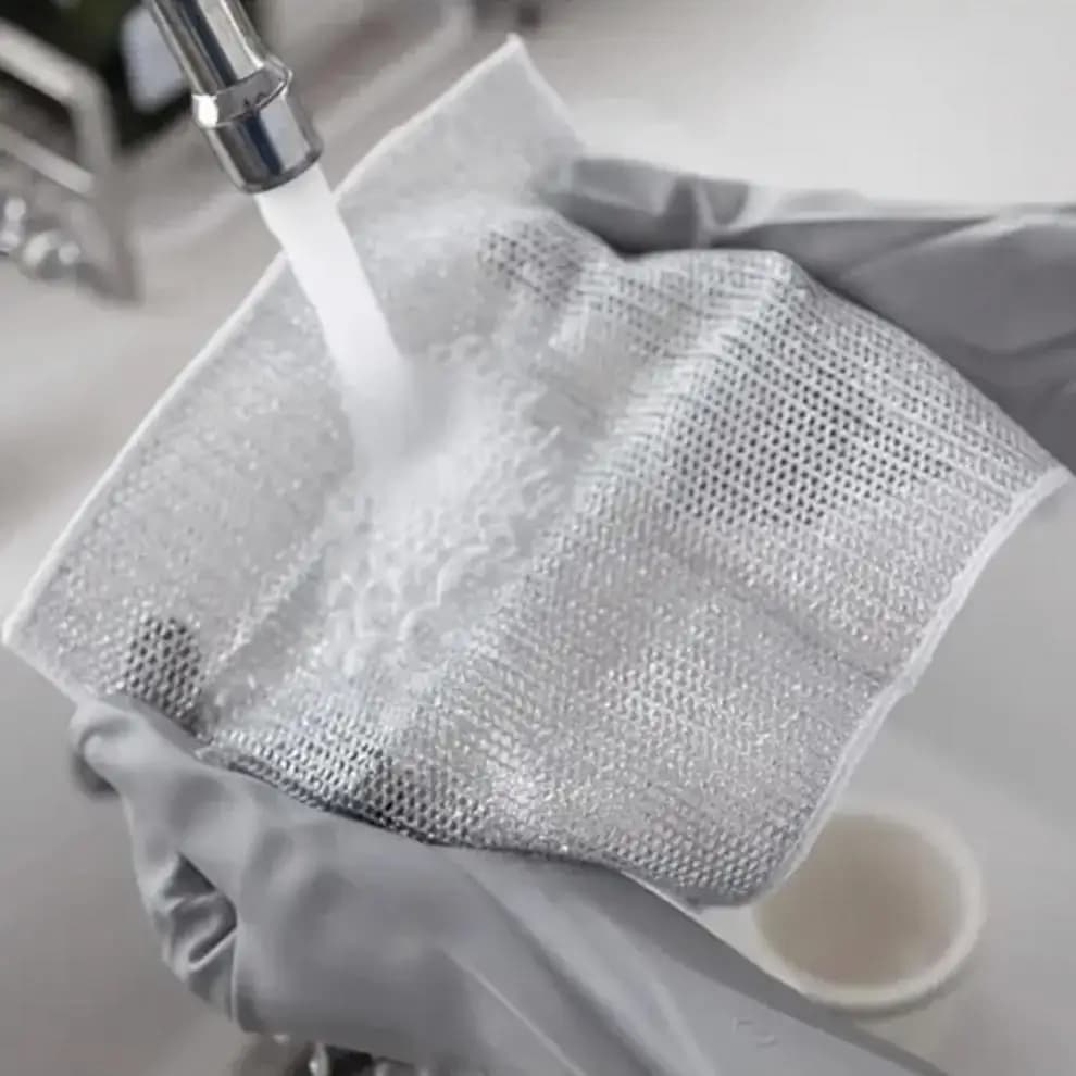 Chiffon à vaisselle en fil métallique, torchon multifonctionnel anti-rayures pour livres, cuisine, H