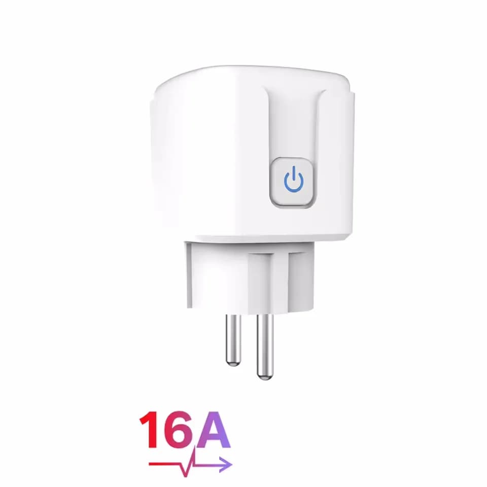 Tuya – prise intelligente WiFi 16A 20A EU, avec compteur de puissance, fonction de surveillance et d