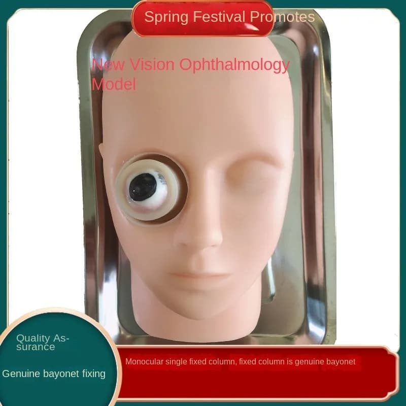 Simulateur ophtalmique à fixation sur tête, modèle d'entraînement, simulateur oculaire, support pour