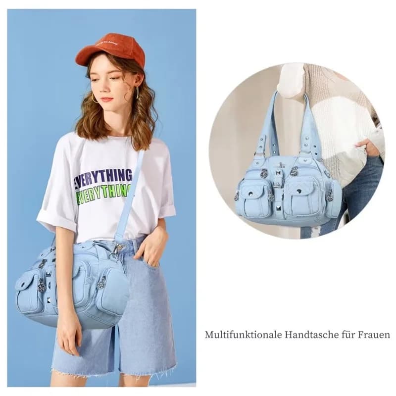 Sacs à main vintage pour femmes, sacs à bandoulière en PU tendance, sacs à main à poignée supérieure