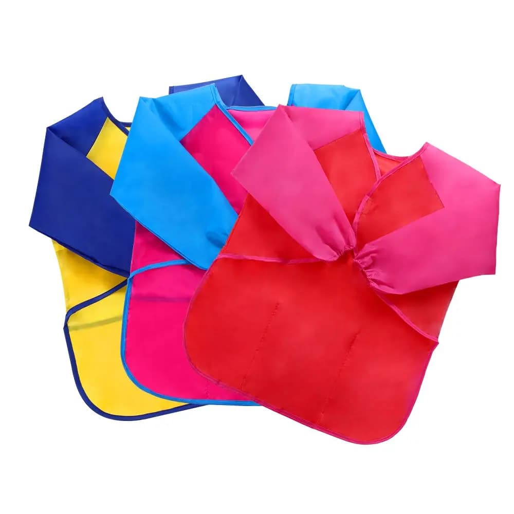 Tablier de peinture imperméable pour enfants, bavoir de cuisine, art de la pâtisserie, artisanat, en
