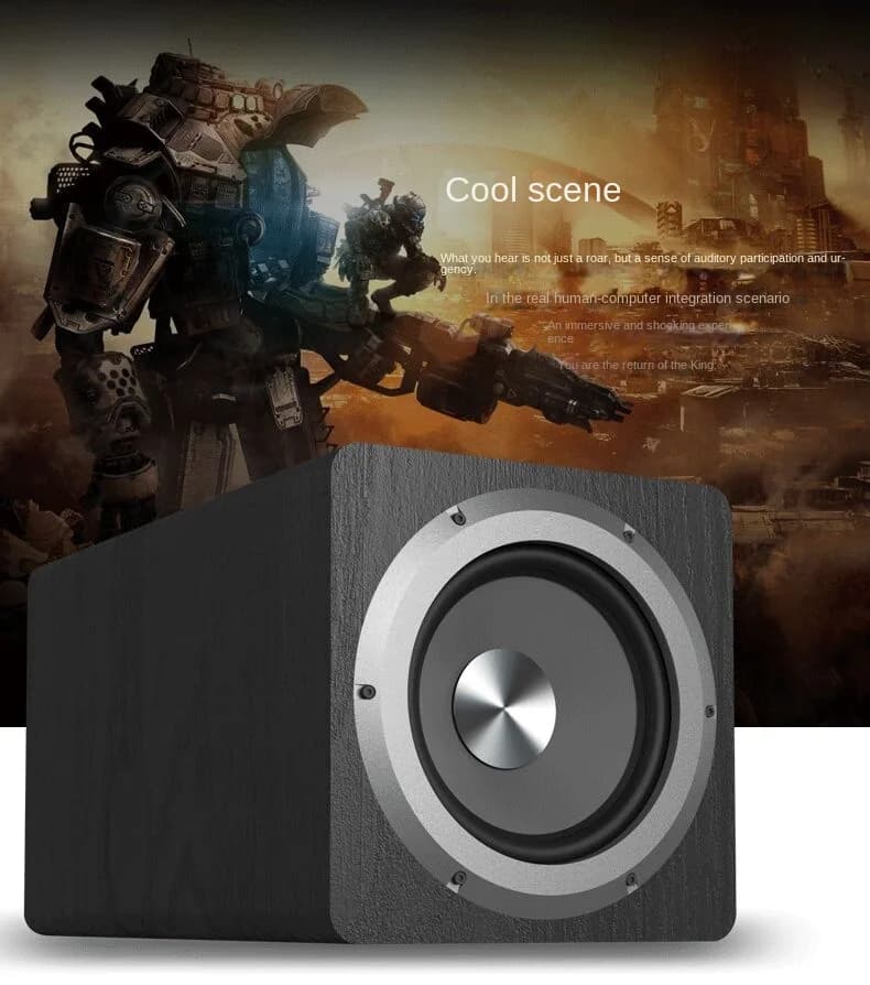 Caisson de basses actif haute puissance, système de son de cinéma maison Super Bass, haut-parleurs a