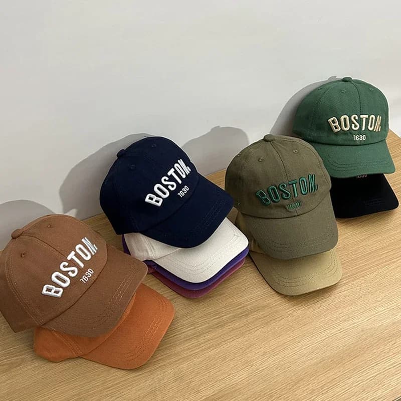Casquette de Baseball avec lettres solides pour enfants, chapeau de soleil brodé pour filles et garç