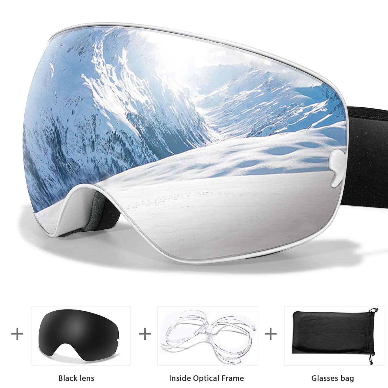 Lunettes de Ski pour hommes et femmes, Anti-buée, pour Sports de plein air, snowboard, motoneige, UV