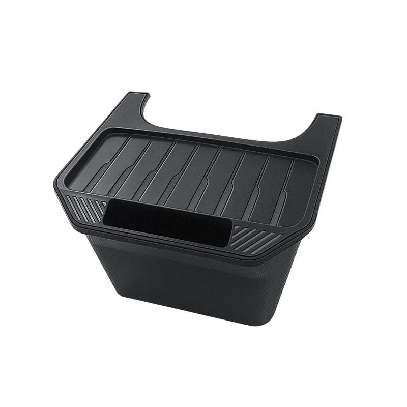 Poubelle de voiture, boîte de rangement pour console centrale arrière, boîte de rangement pour parap