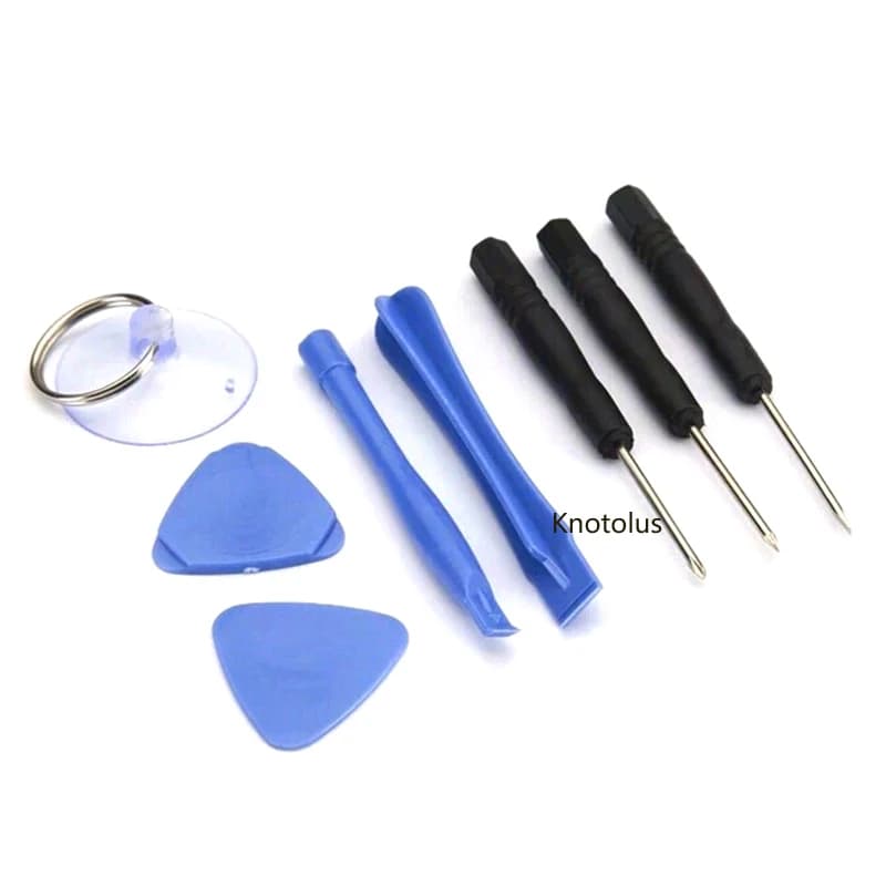Plaque frontale bleue, boîtier arrière noir, bouton central bleu pour iPod vidéo 5e génération, 30 g