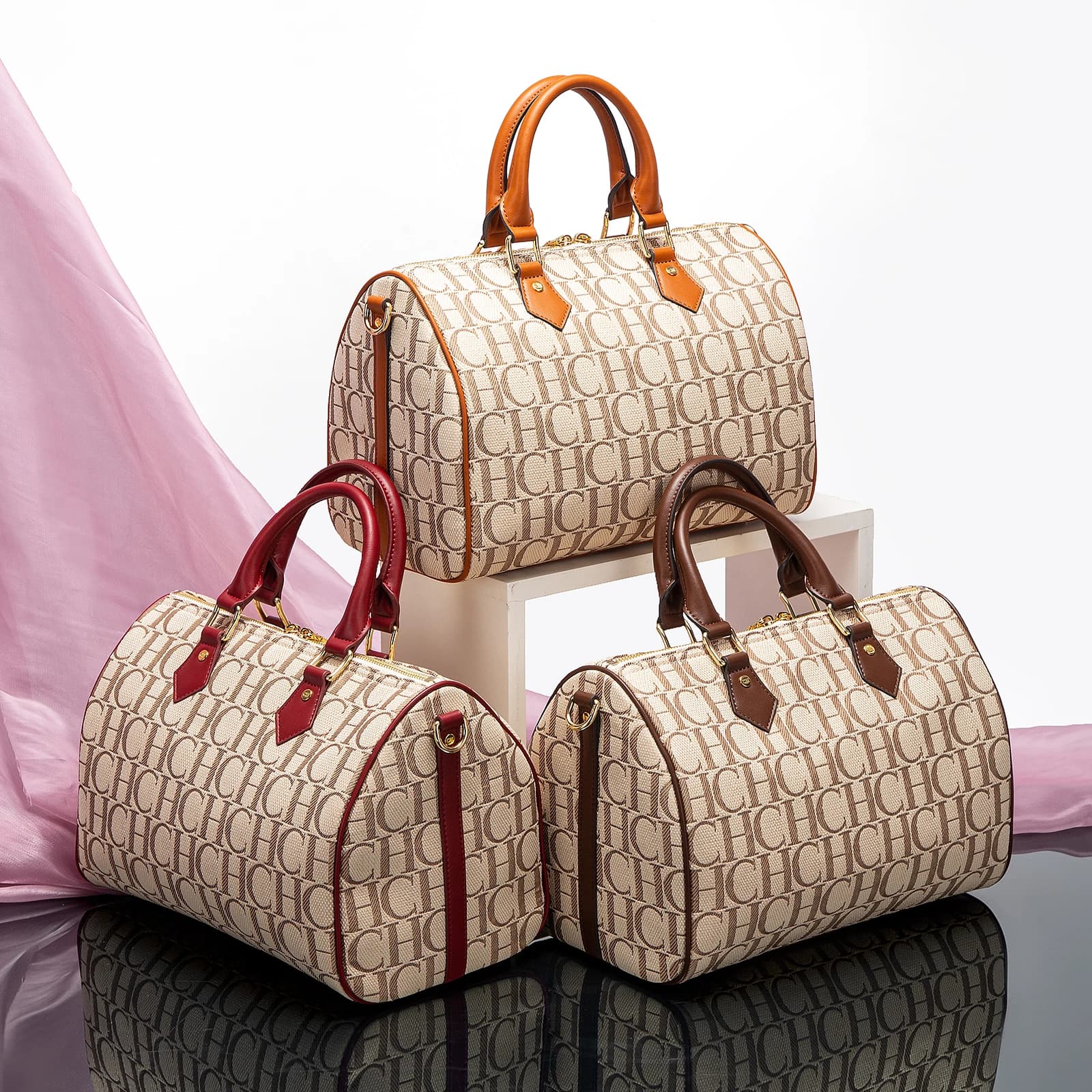 CHCH sac d'oreiller femme automne/hiver nouvelle Collection lettre sac à main marron Boston sac