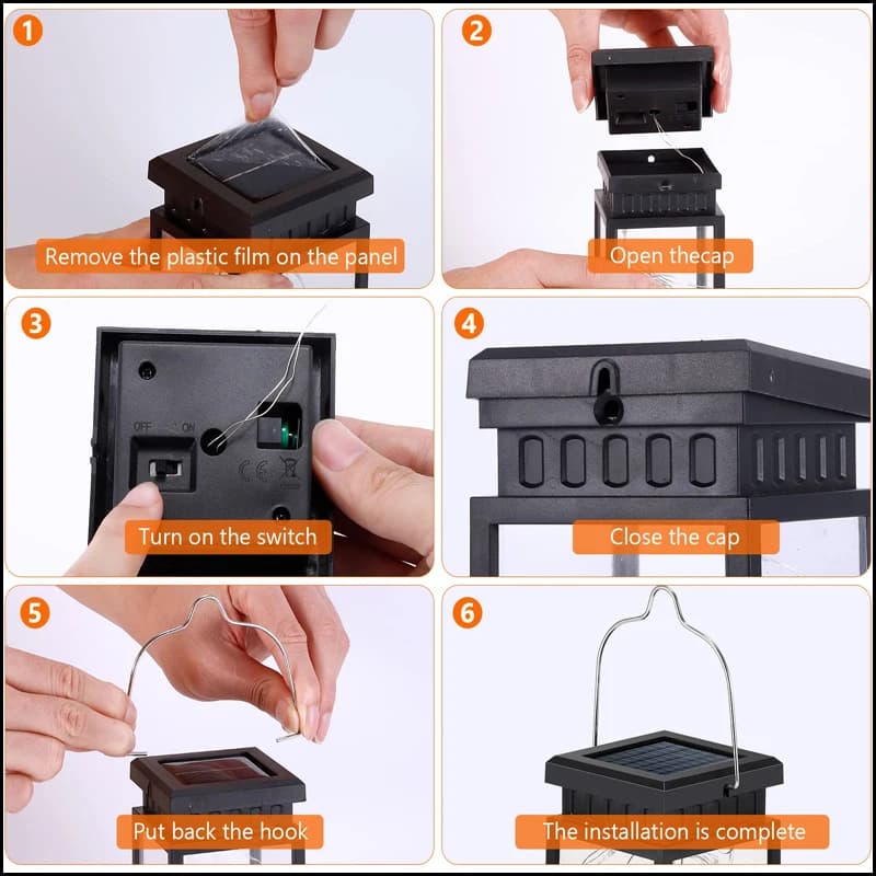 Lanternes solaires à LED pour extérieur, panneau de sol, bougie Terraza, extérieur, intérieur, balco