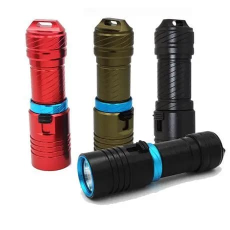 Lampe de poche XM-L2 étanche pour plongée sous-marine, lumière blanche, torche LED L2, 60M, idéal po