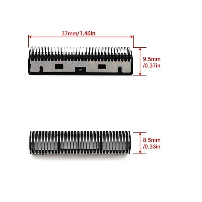 Pour Kemei KM-TX1 rasoir électrique Original de haute qualité remplacement Double lame feuille filet