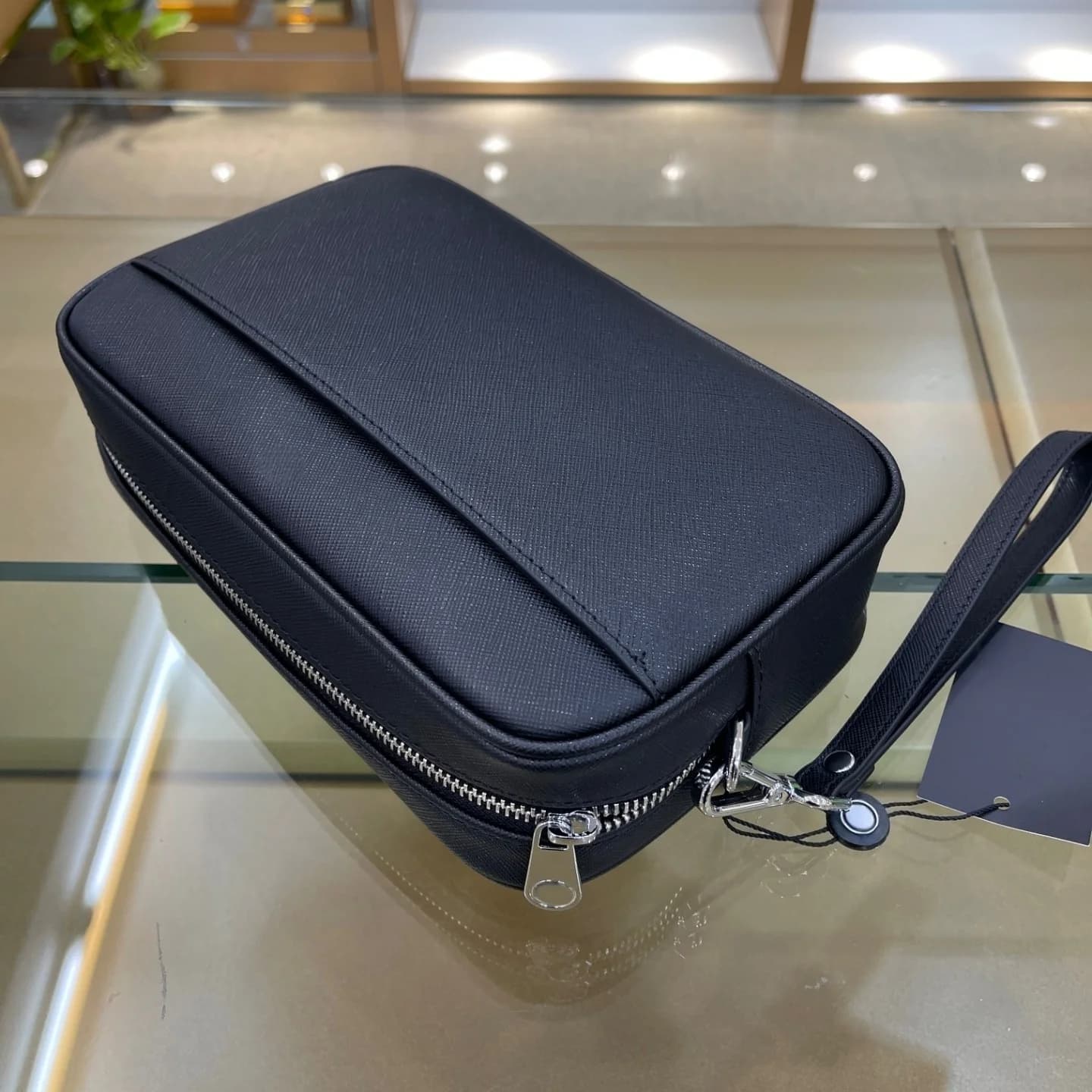 Sacs pour hommes de marque de luxe 2101-5, sacs à main en cuir faits à la main, motif signature espa