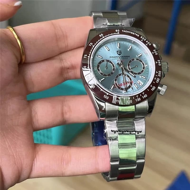 PAGANI – montre de sport à Quartz pour hommes, nouveau Design, marque supérieure, saphir, acier inox