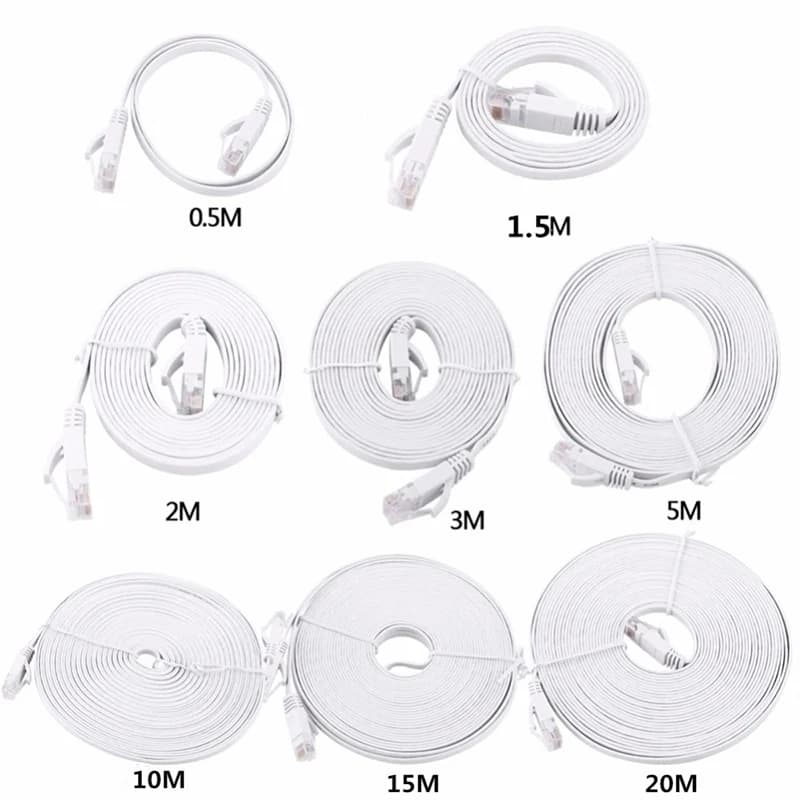 Câble Ethernet Cat 6, cordon réseau LAN, Internet, câble réseau-prise en charge le câble réseau Giga