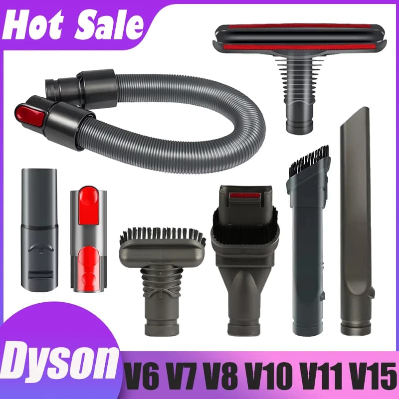 Kit de brosses pour aspirateur Dyson V7 V8 V10 V11 V15 et V6 DC, outil de remplacement, tête d'aspir