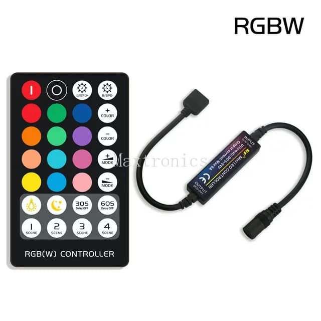 Mine LED bande lumineuse contrôleur RF télécommande sans fil 14/17/21/28 touches pour couleur unique