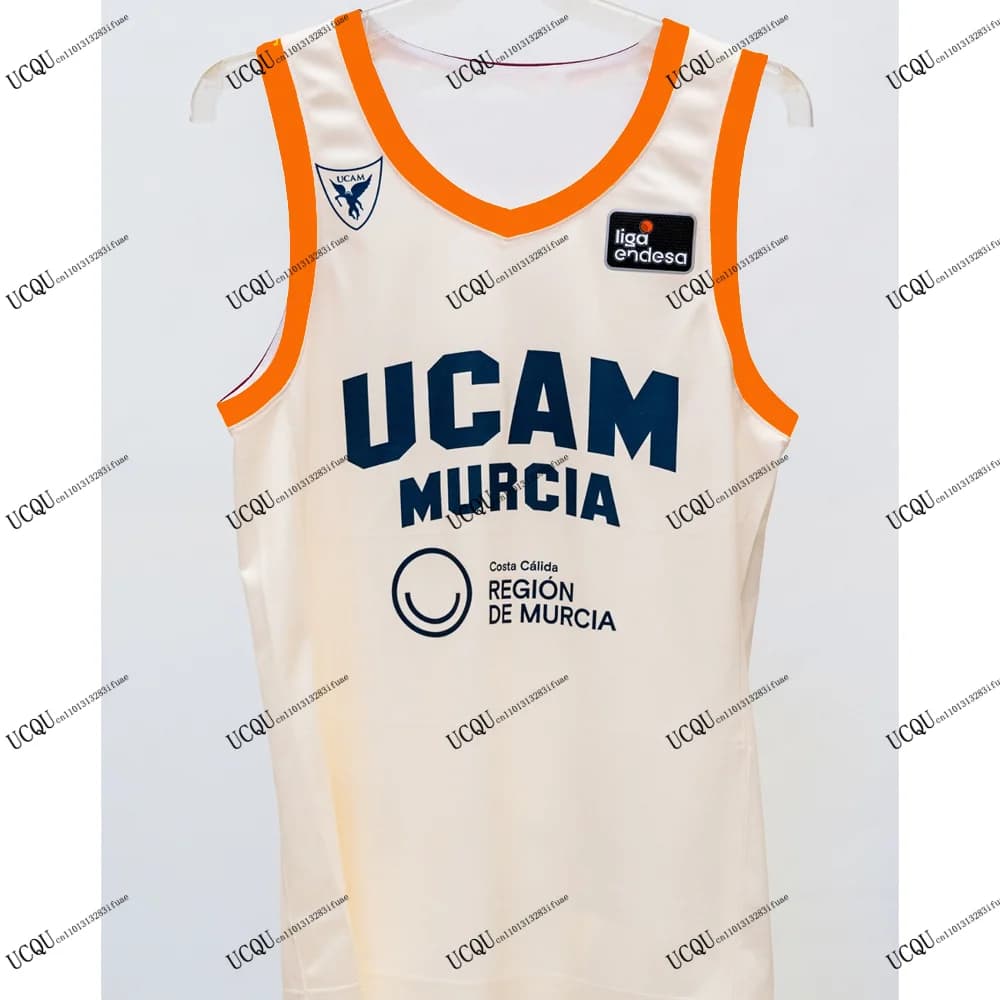 Espagne ACB 2025-26 nouveauté UCAM Murcia maillots de basket-ball 3D imprimé T-Shirts décontracté ma