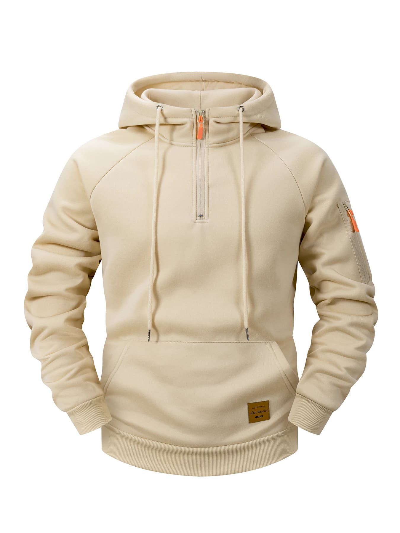 Sweat à capuche pour hommes, mode sport décontractée, rétro Harajuku, manches longues, fermeture écl