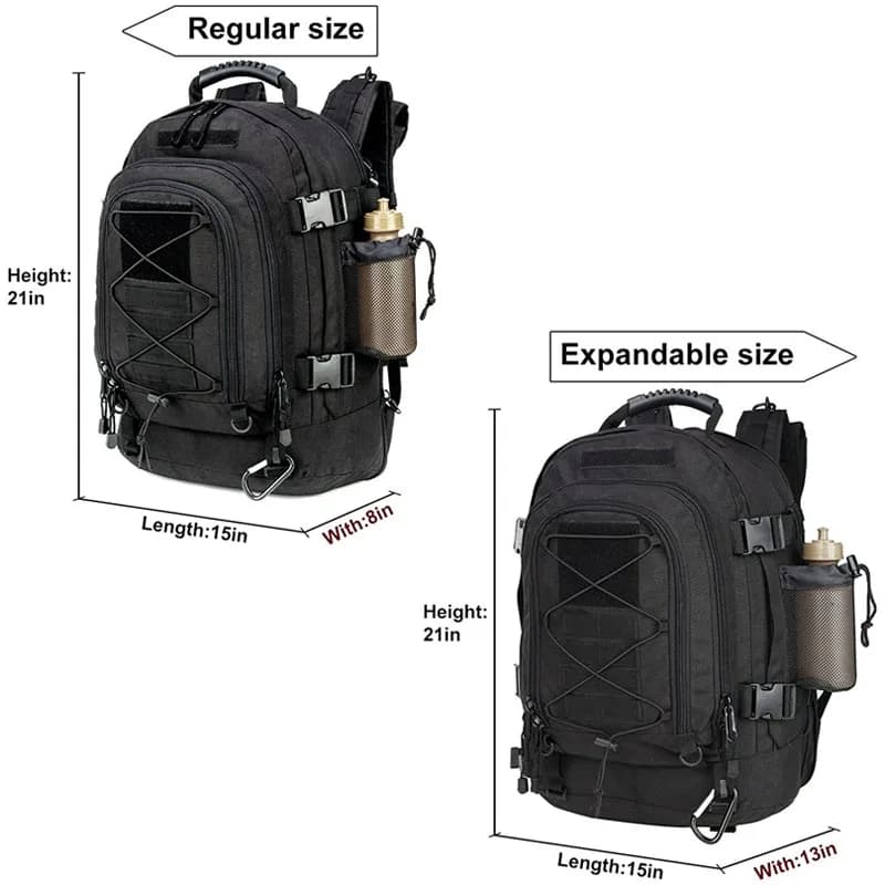 60L militaire tactique sac à dos armée Molle assaut sac à dos voyage en plein air randonnée sacs à d