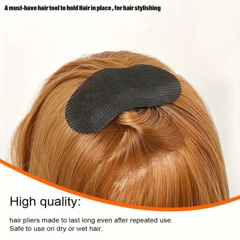 Pinces à cheveux invisibles, bandes de cheveux auto-adhésives antidérapantes en Nylon, autocollants 