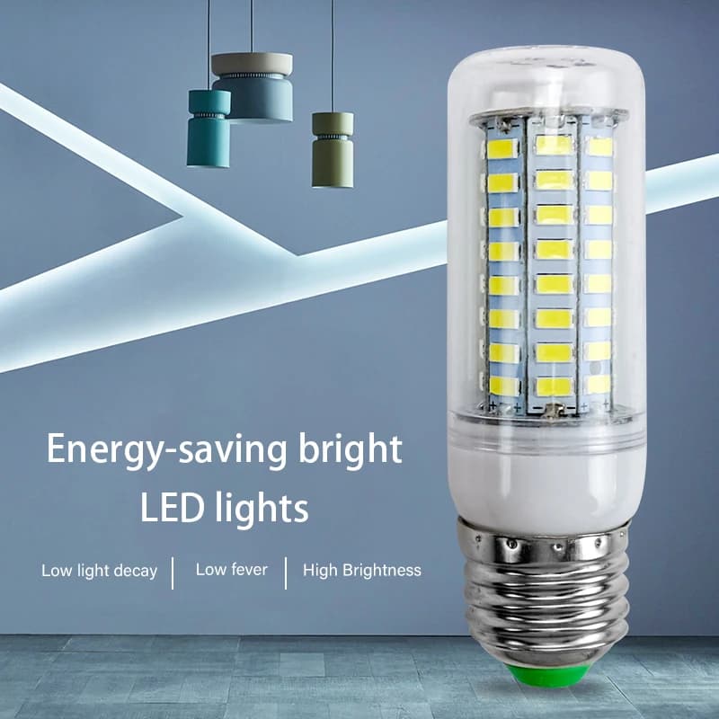 E27 LED ampoule lampes E14 maïs lumière 24 36 48 56 69 72leds haute luminosité Lampada AC 220V SMD 5