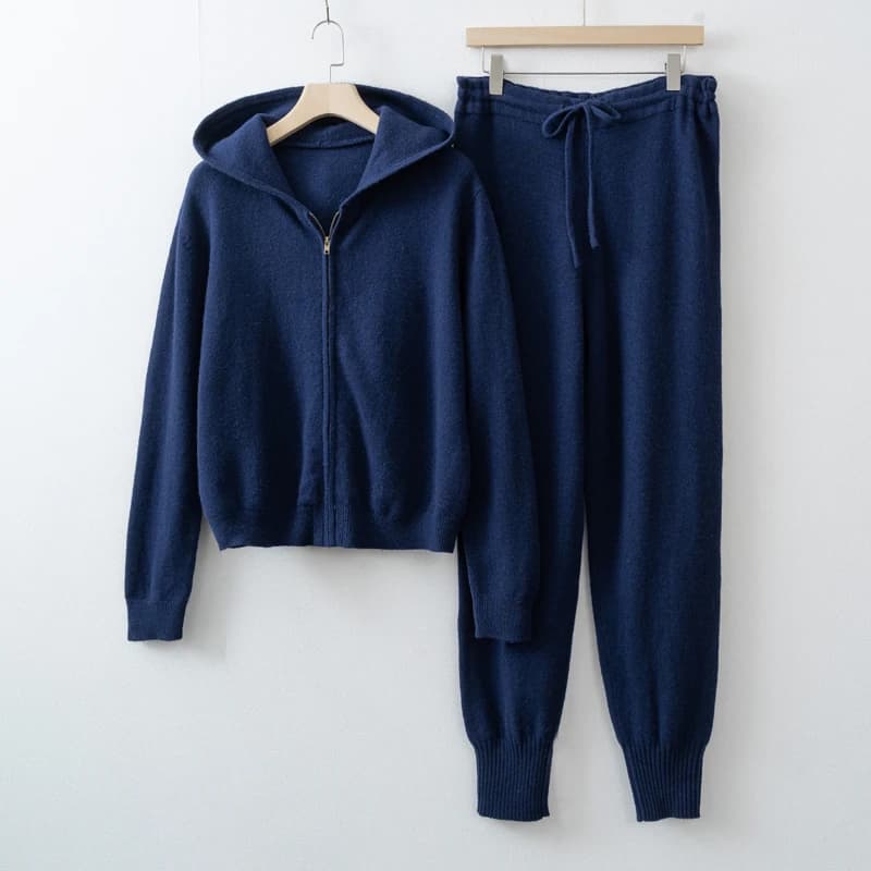 2015 femmes laine Cardigan pantalons ensembles vêtements en tricot