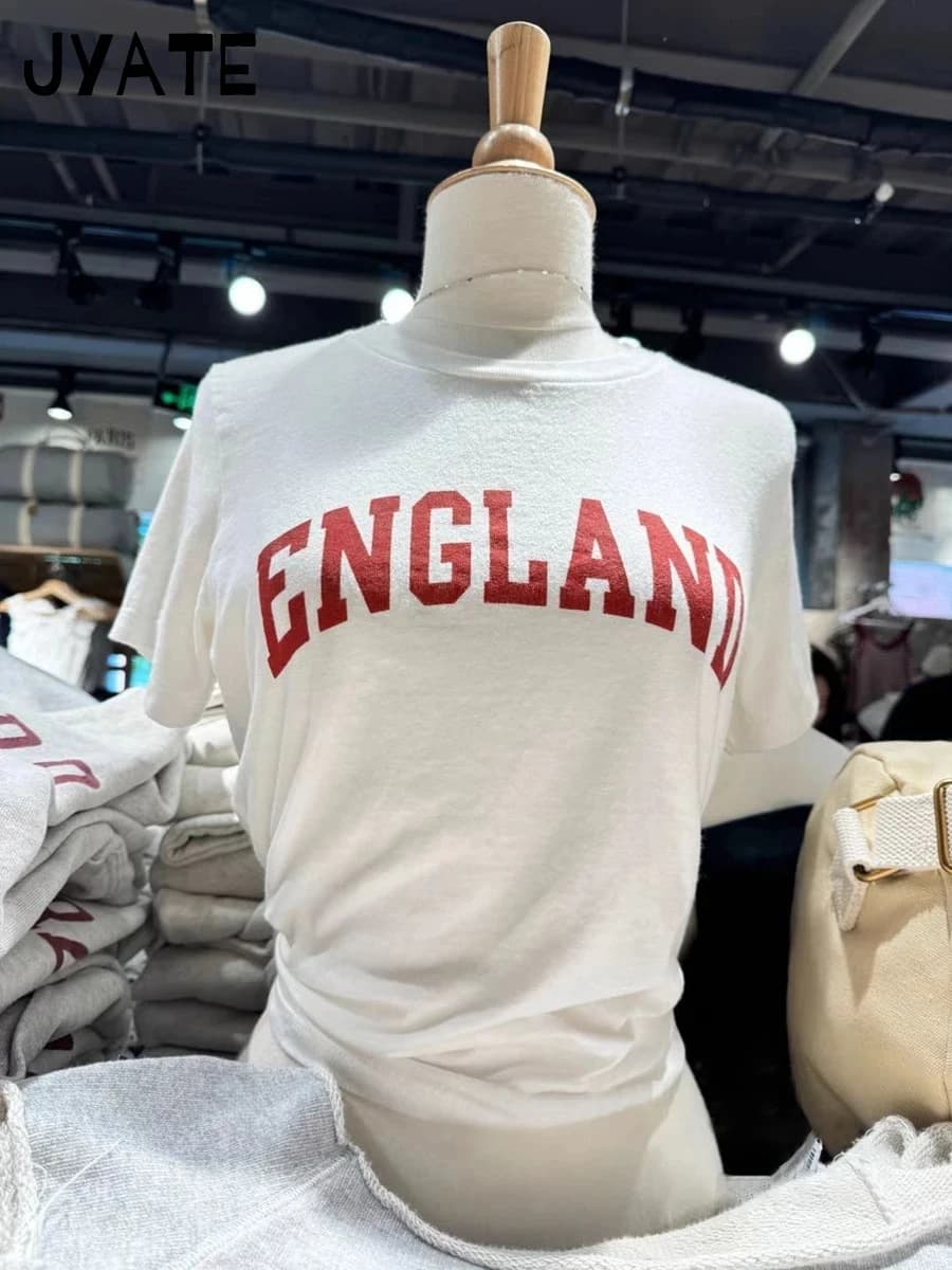 T-shirt à manches courtes pour femmes, en coton doux, Streetwear, col rond, doux, Chic, Simple, à la