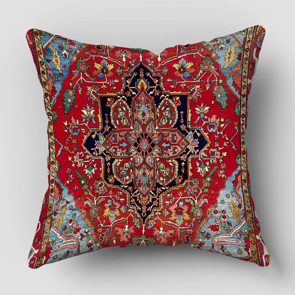 Taie d'oreiller à motif de tapis persan, housse de coussin pour salon, canapé, décoration de maison 