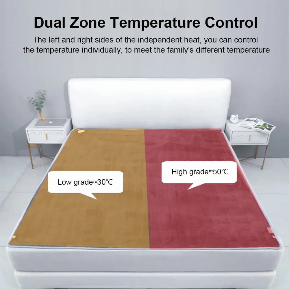 Couverture chauffante électrique pour chambre, couverture chauffante automatique, chauffe-corps, mat