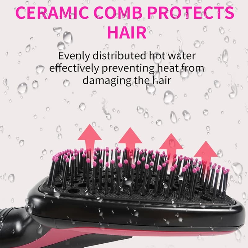 Sèche-cheveux électrique en une étape, brosse à Air chaud, sèche-cheveux de voyage, brosse professio